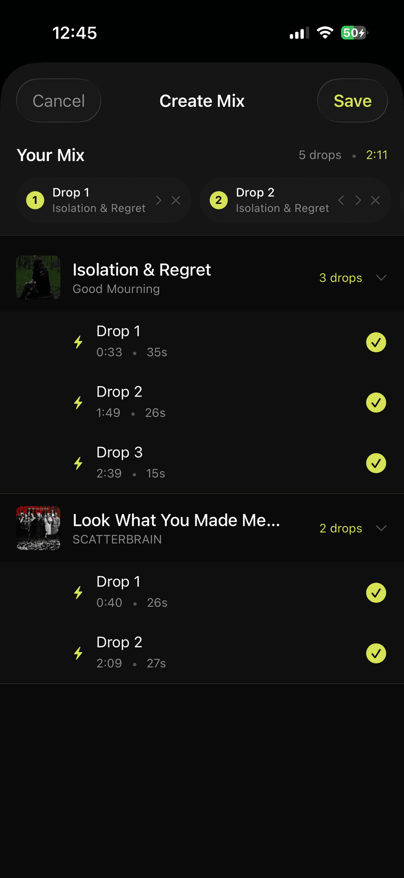 QSET Create Mix - Build your perfect drop sequence
